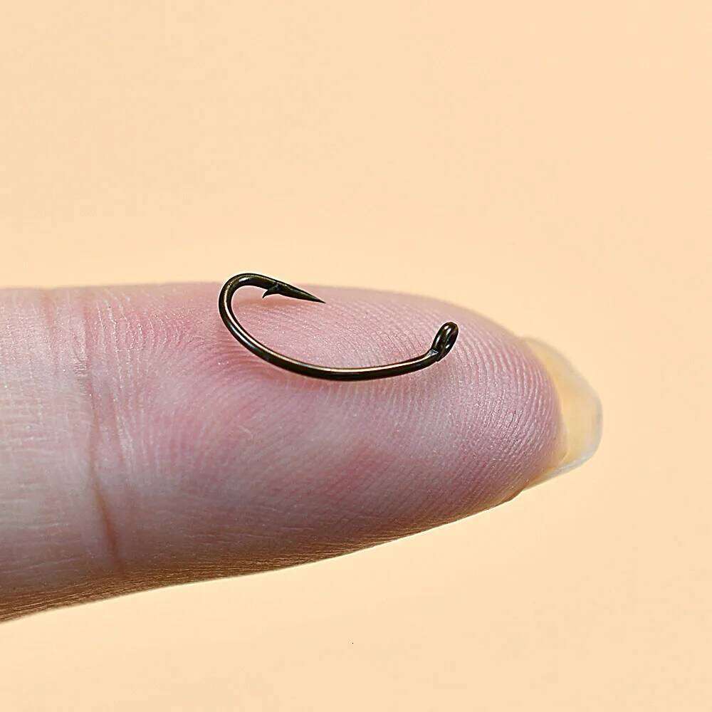 MNFT 100PCS High-Carbon Steel Dry Fishing Hook Nymph Scud Midge Caddis Shrimp Fly Tying Hooks Z260228