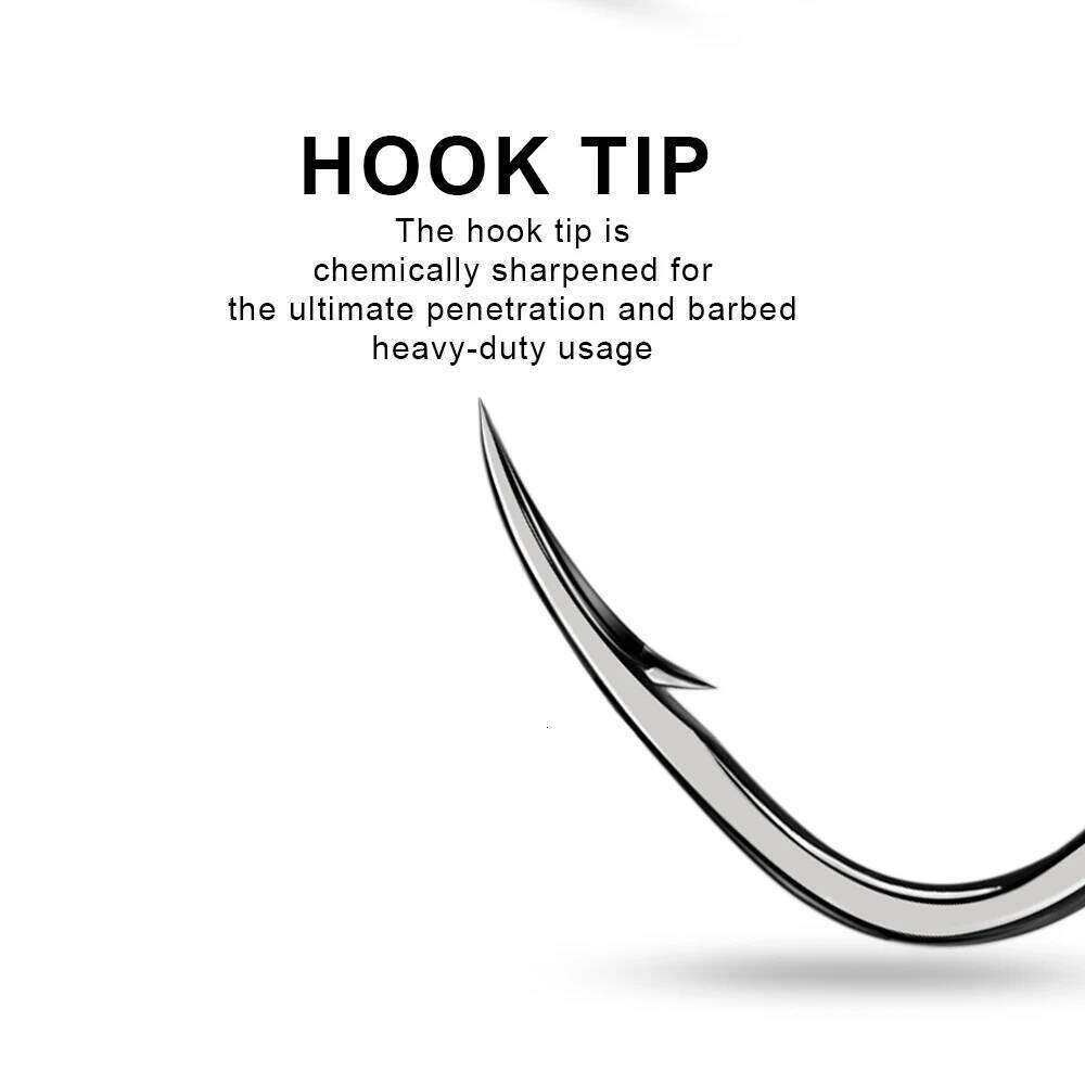 50pcs long handle barbed can be used for sea live bait high carbon steel sharp hook fishing gear Z260228
