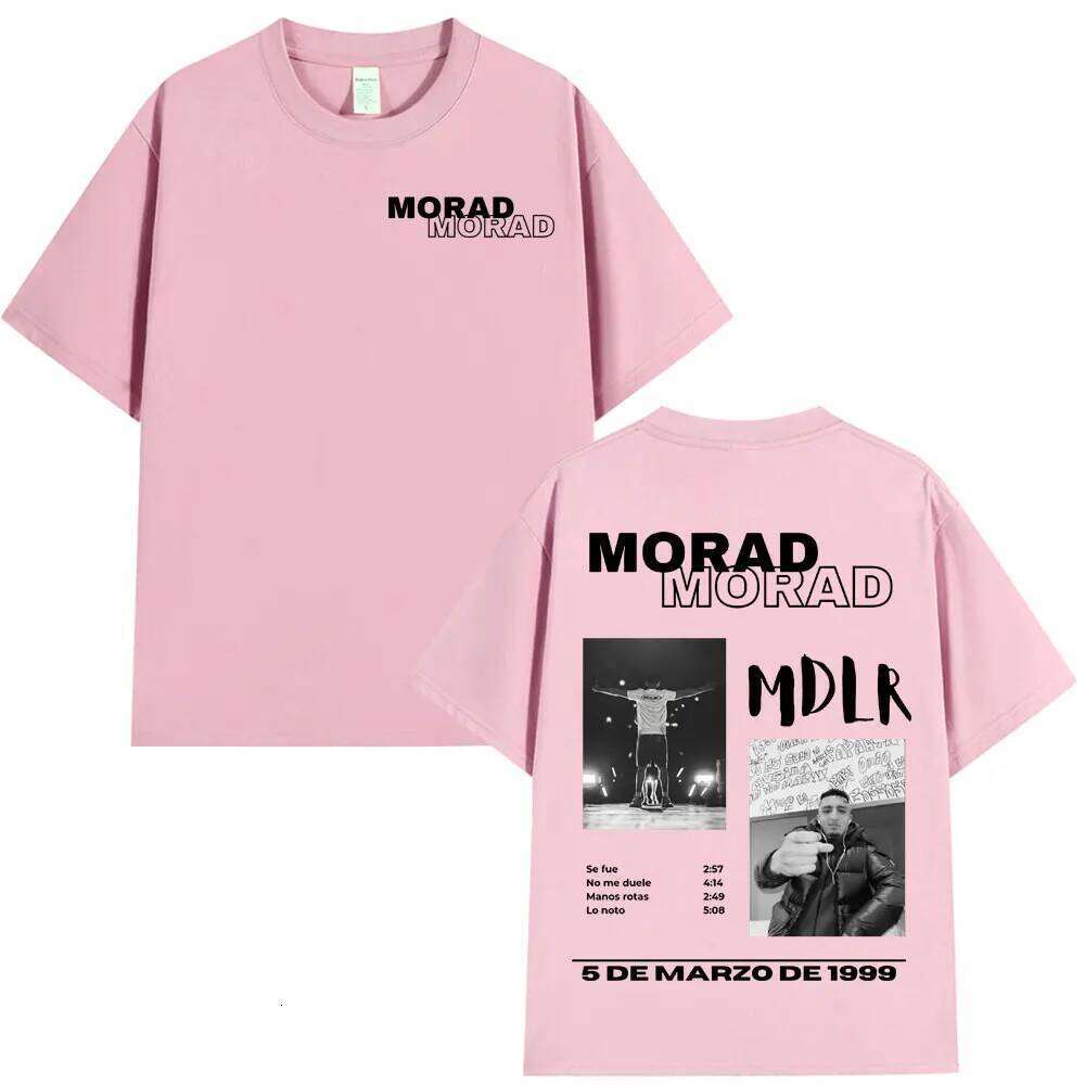 Rapper Morad MDLR Tour Album T Men's Women High Quality Cotton Tee Shirt Fashion Hip Hop Short Sleeve T-shirts Streetwear C260228 - view 6