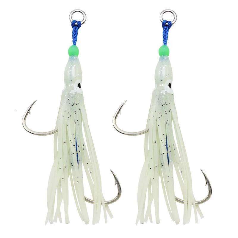 ZYZ 1pc JIG Assist Hook Slow Jigging Soft Octopus Bait String Deep Sea Fishing Hooks Z260228