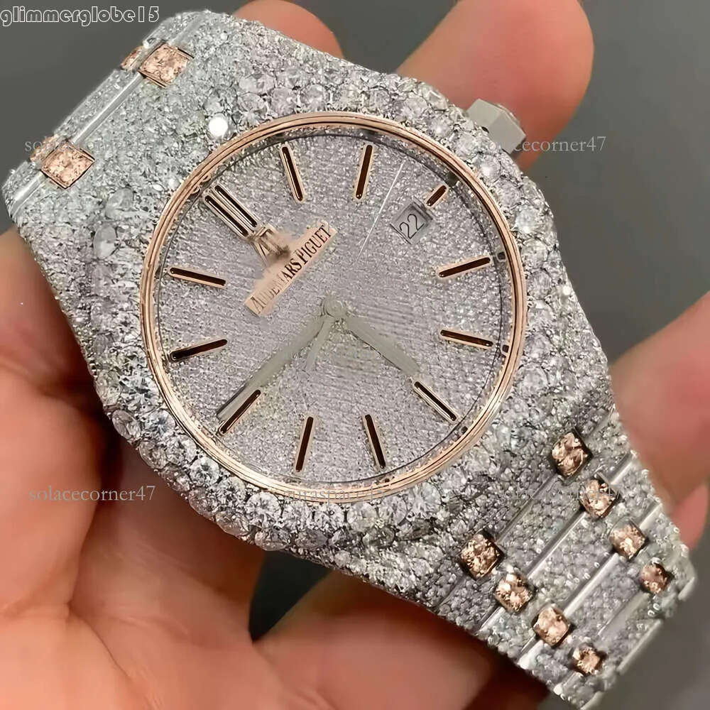 VVS Top Quality moissanite watch Vvs Iced Out Watches Women Designer Men mossinate watch Pass GRA Test Luxury Diamond Watches iced out watch moissanite Watch 4a1