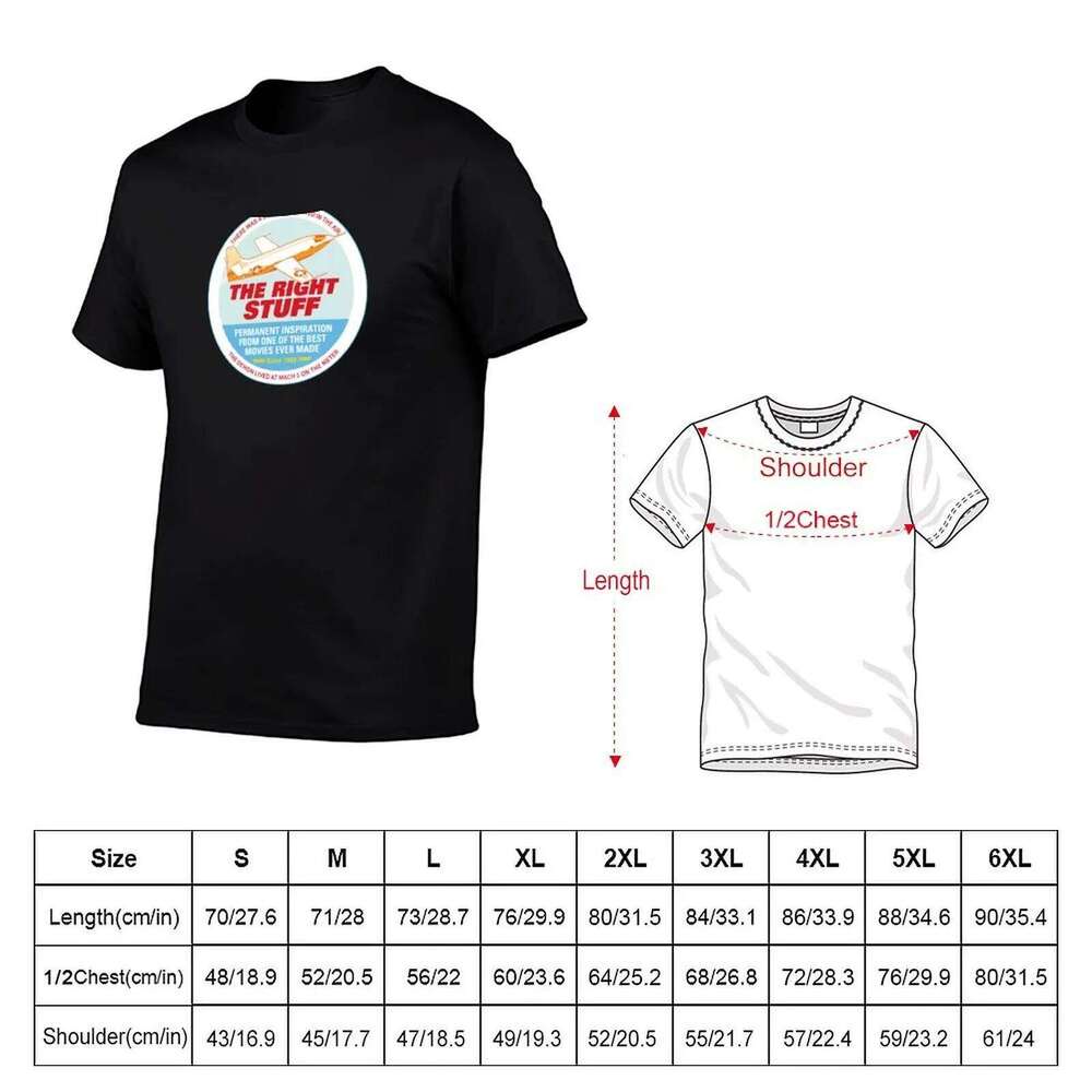 The Right Stuff T-Shirt essential t shirt luxury black cotton t-shirt plain for man package T-shirt C260228 - view 6