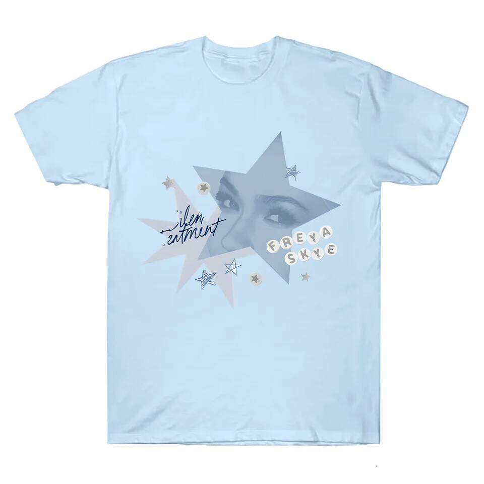 silent treatment Freya Skye Singer Graphic Oversized Y2k T Shirt Men Women Casual Cotton Harajuku Street Hip Hop Clothes Tee C260228 - view 3