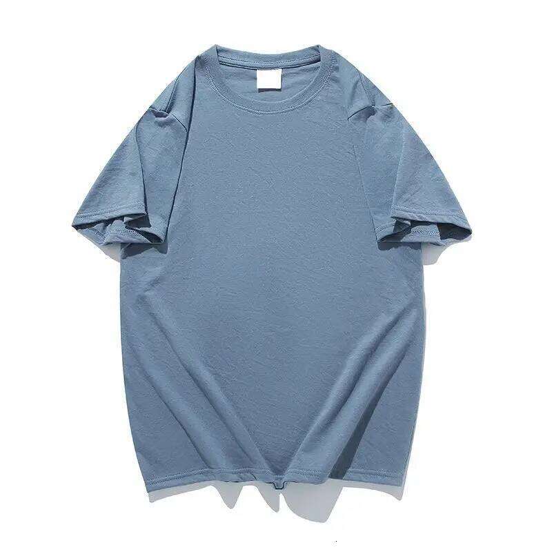Summer Cotton T Shirts Simple Causal O-neck Basic Men and Women White T-shirt Male High Quality Classical Streetwear Tops C260228 - view 5