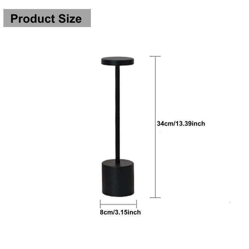 Simple Touch Led Table Rechargeable Desk Lamp 3 Color Bedside Creative Ambient Room Restaurant Bar Decor Night Light Z260227