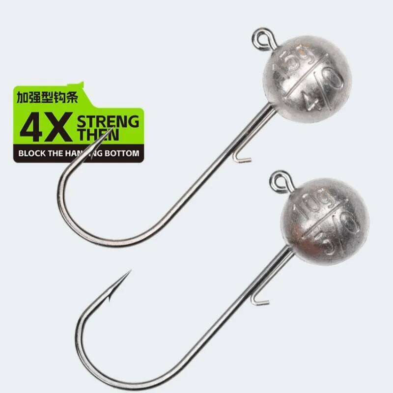 Big Size Fishing 7g 10g 20g NED Jig Head Hooks 4X Strengthen Wide Hook Door Lure Bass Mandarin Lot 5 Pieces SALE Z260228