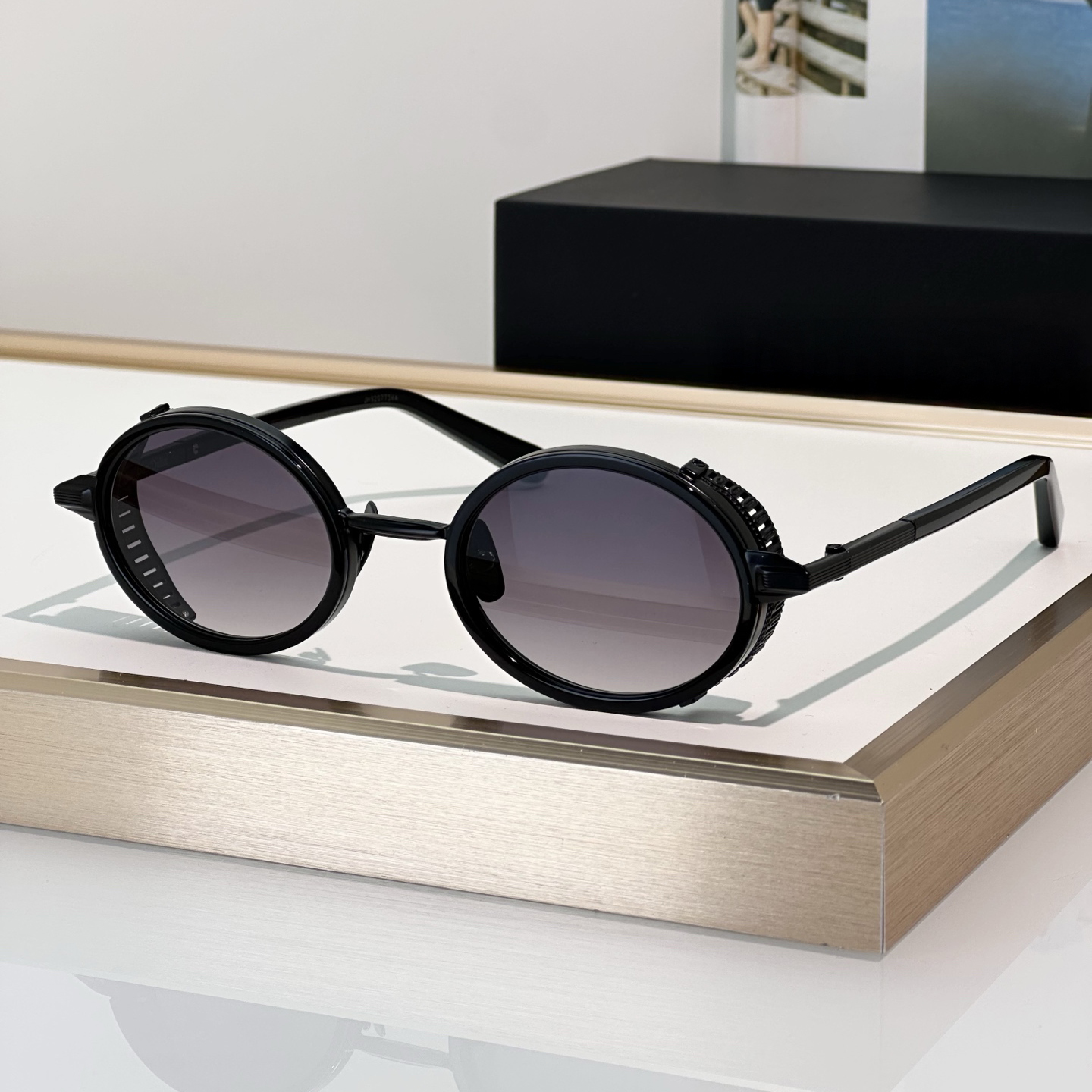 Fashion Sunglasses For Men Women STEVE Summer Designer Stylish High Street Drive Style Anti-Ultraviolet Retro Plate CR-39 Oval Full Frame Glasses Random Box