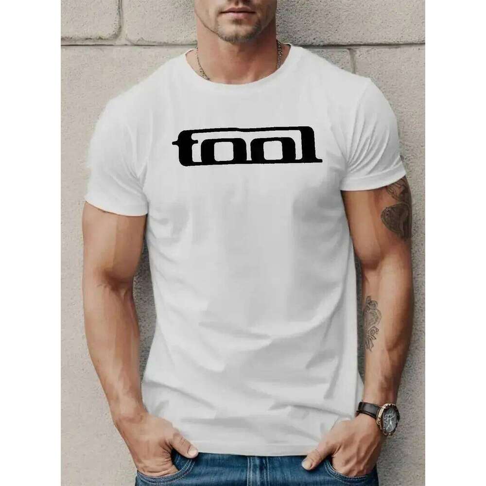 Tool Printed Men's Cotton T-Shirt Summer Casual Short Sleeve TShirts Fashion Loose O Neck streetwear Oversized Tees C260228 - view 3
