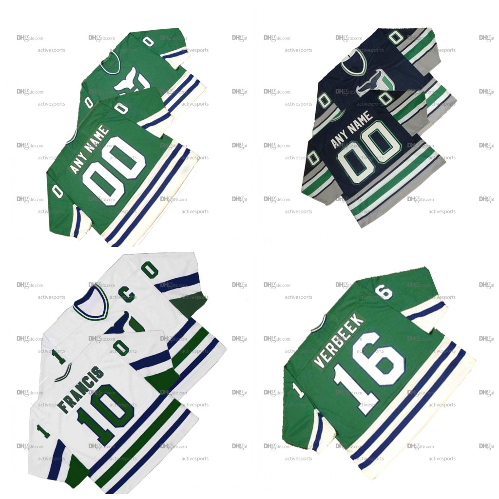 Custom 9 GORDIE HOWE Jersey 10 FRANCIS 11 DINEEN 16 VERBEEK 1 LIUT 26 FERRARO Stitched Hockey