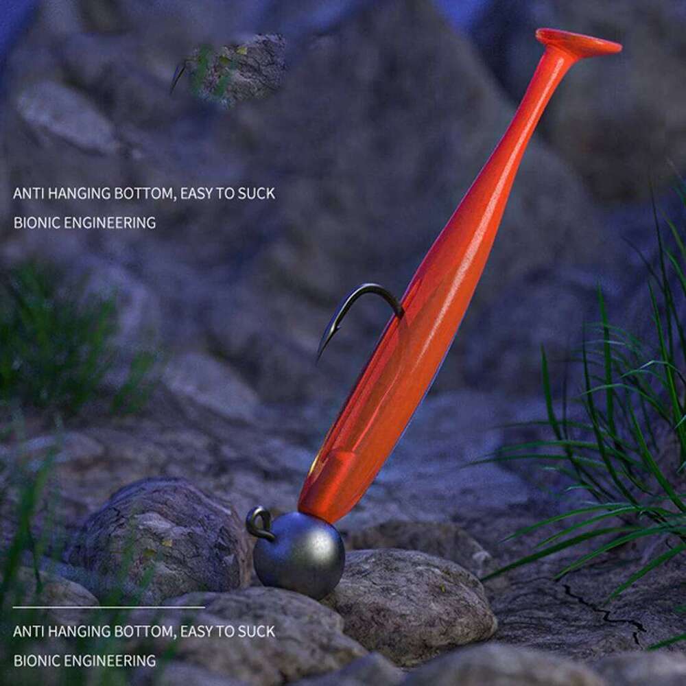 9KM 5Pcs Jig Head Hooks Jigs Bass Hard Bait Soft Worm Hook Fishing Tackle Z260228