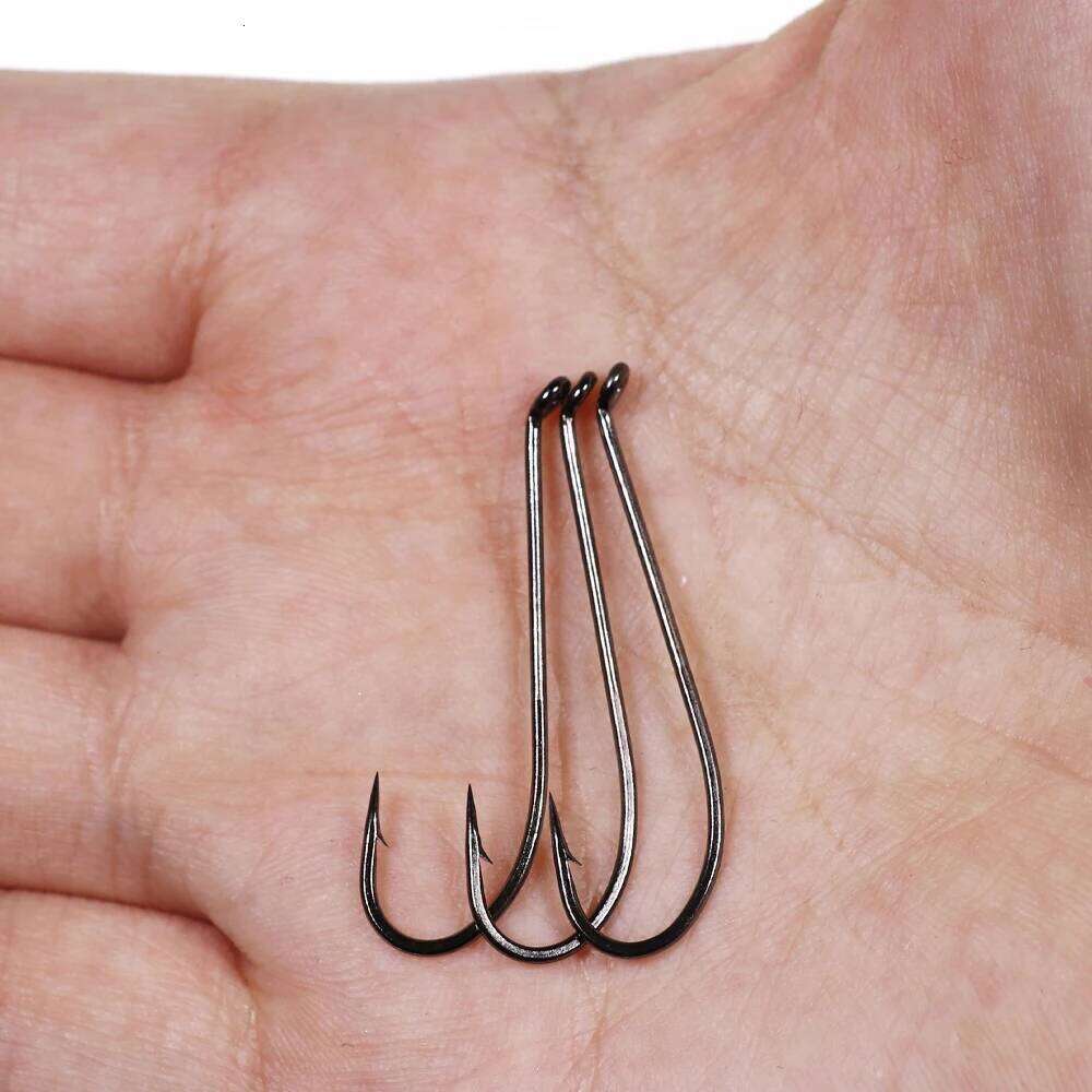 Vampfly High Carbon Steel 2X Long Shank Nymph Streamer Dry Wet Trout Bass Salmon Lure Fly Tying Classic Fishing Hook Z260228