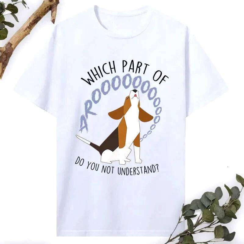 Beagle Women Fun Dog Lover Cute Tri Color Tshirt Pet Mom Dad Gift for Him Her Tops Kawaii Loungewear Summer Unisex Tees C260228 - view 3