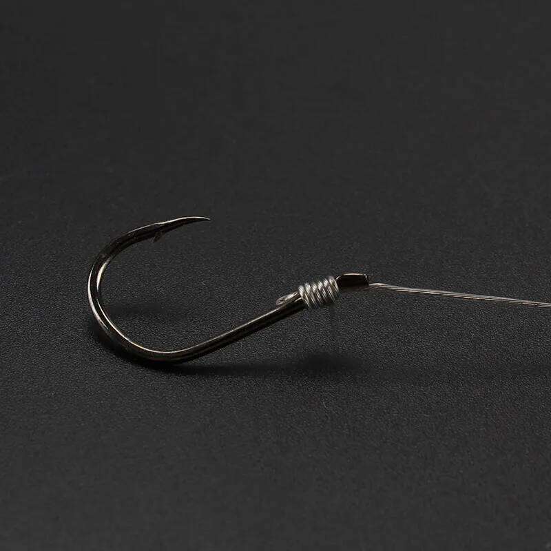 New Type Of Steel Wire Double Hook Tied With Isini-hook High Tension Anti-Seize Anti-Break Fishing White Pomfret Giant Object Z260228