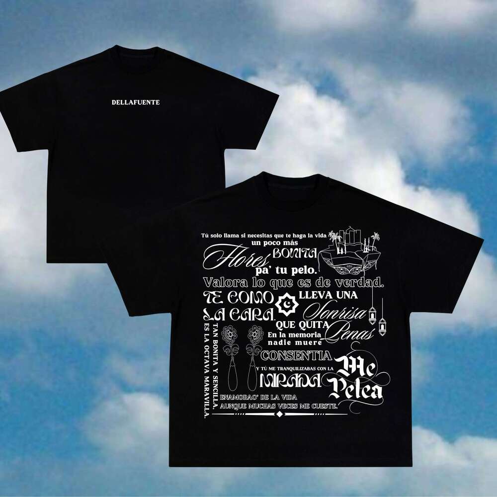 Rapper Penas Dellafuente Pa Las Alegras T Shirts Men Women Vintage Casual High Quality Cotton Unseix T-shirt C260228 - view 3