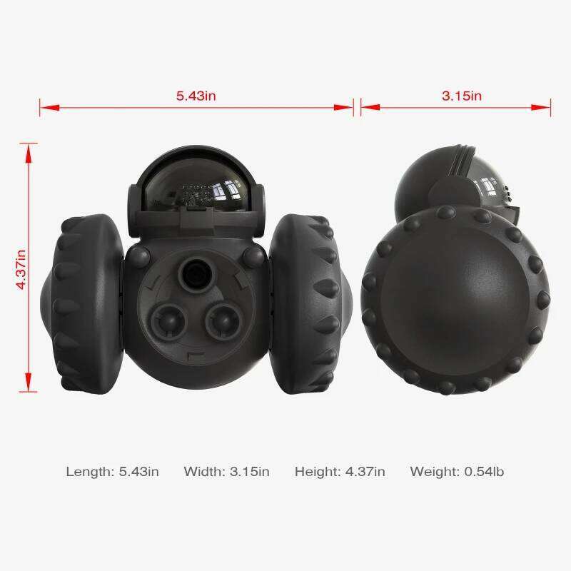 Pet Supplies Dog Toys for Self Amusement Cat Slow Feeder Balance Scooter Interactive Wobbling Treat Dispenser Ball & Pet Supplies