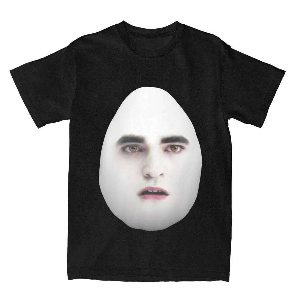 Funny Eggward T Shirt Men Round Neck Short Sleeve Edward Cullen Cotton Top Tee C260228 - view 3