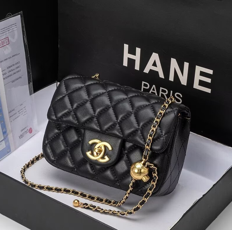 New Arrived Designer Handbag Shouder Mini Chain Bag Cutch Fap Totes Bags Waet Check Veour Thread Purse Doube Letters Soid Hasp Waist Square Stripes Women bag