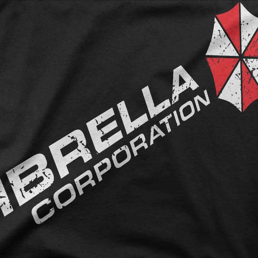 Resident Evil Umbrella Corporation T Shirt - Black Iconic Logo & Slogan 3D Printed Perfect for Game Fans C260228 - view 3