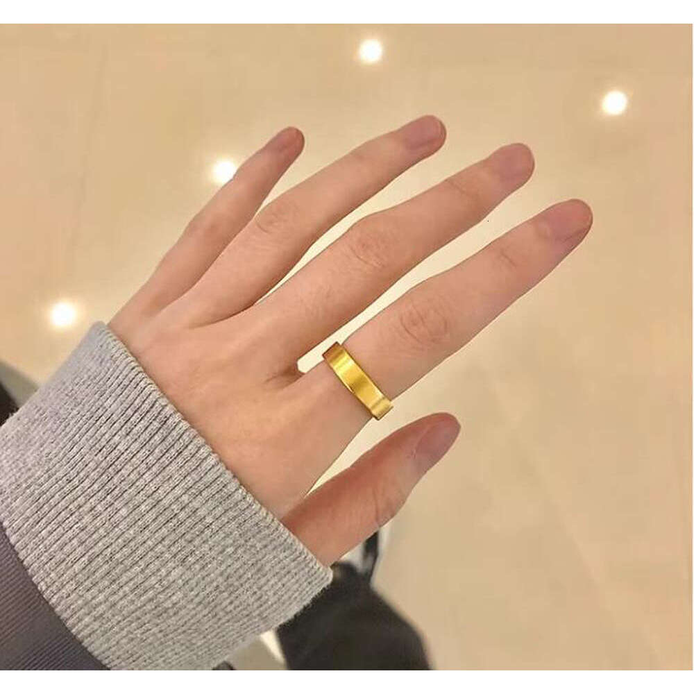 Letter Diamond Ring Women designer rings Luxury gift high quality 18K Gold rings Stainless rings for wedding party titanium rings A4