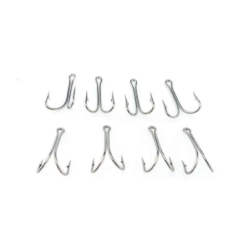 5 or10pcs/Lot Double Fishing Carbon Steel Durable Use Fly Tying Long High Fish Hook For Soft Lure Jig Bass Accessories Z260228