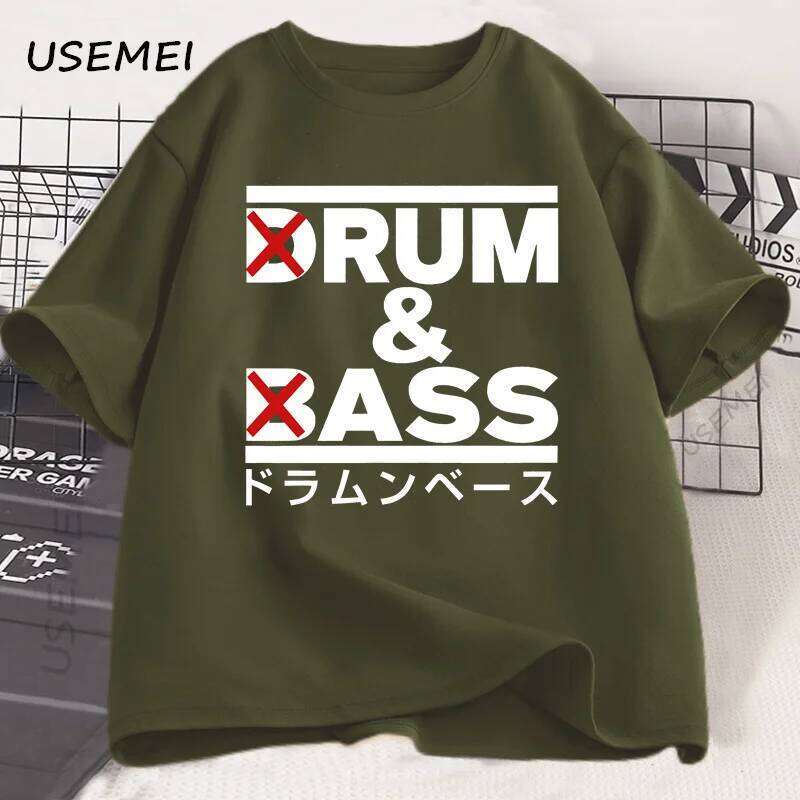 Funny Drum Bass T Shirt Men Rum and Ass Lovers Jokes T-shirt Y2k Short Sleeve Cotton O-neck Tshirt Summer Tees Man Clothing C260228 - view 5