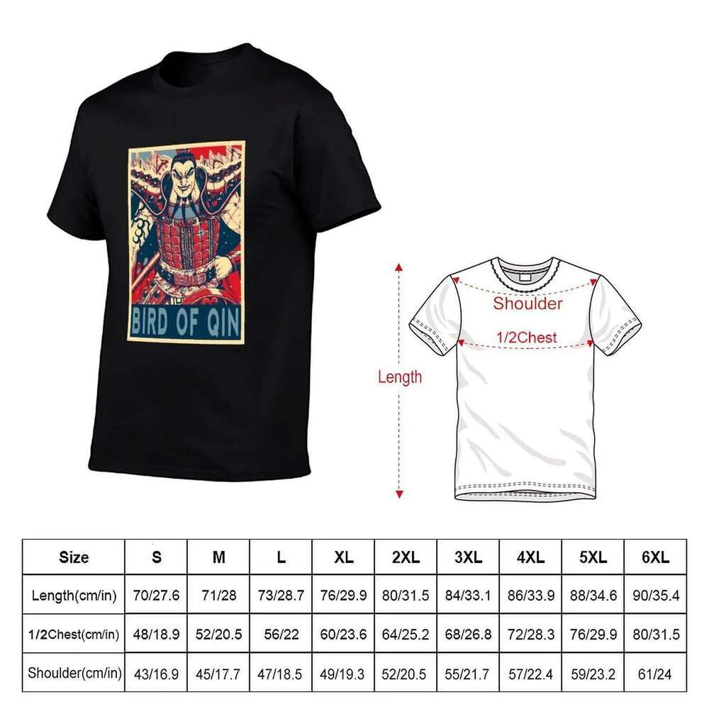 Ouki Bird Of Qin Kingdom T-Shirt shirt cotton high quality printed for man anime t shirts oversize T-shirt C260228 - view 6