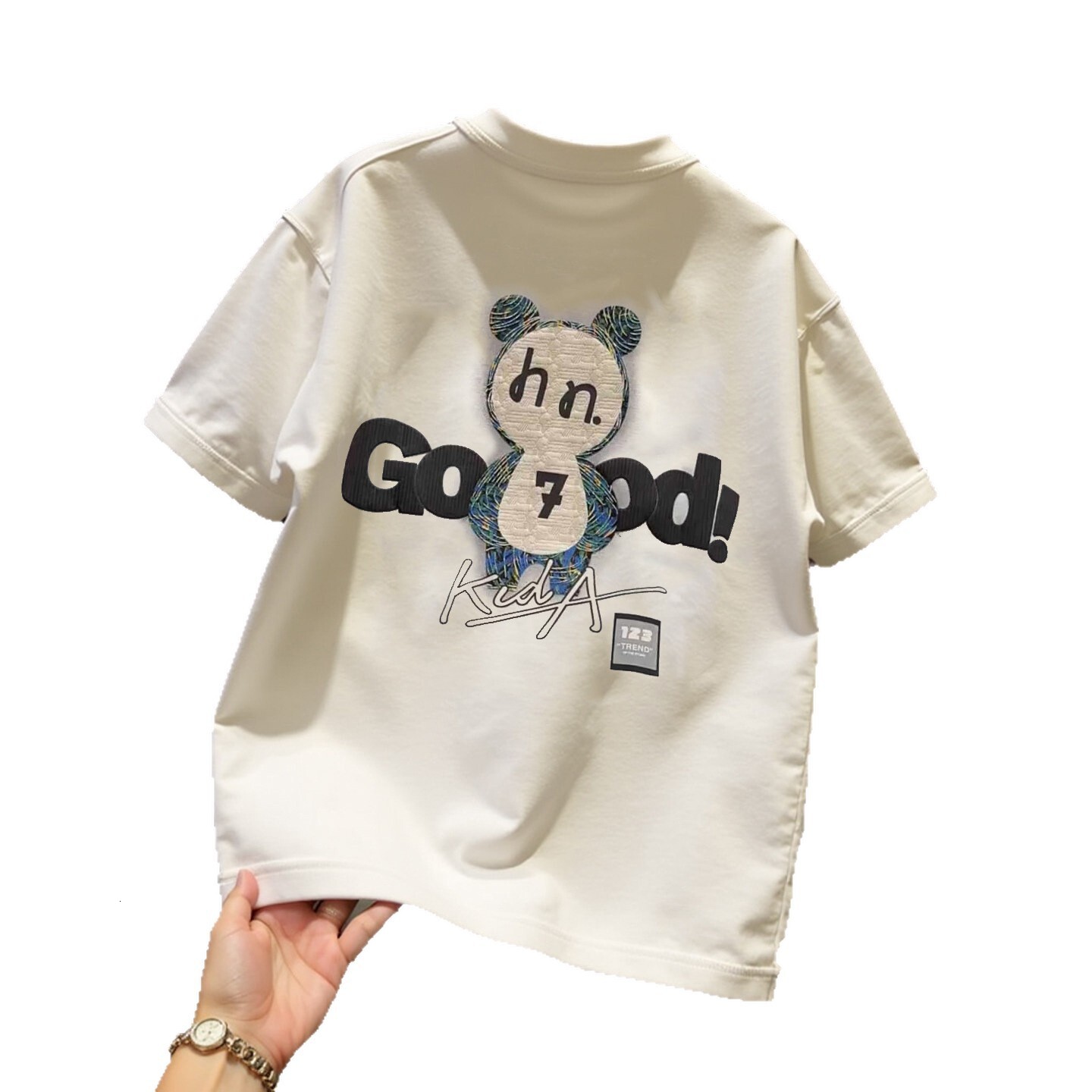 Luxury Brand Designer Clothes 100% Pure Cotton Plus-Size Short-Sleeve T-Shirt For Men And Women, 2026 New Summer Trendy American-Style Loose Top, Ins