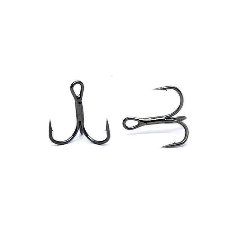 OUTKIT High Quality 5pcs/box 2xStrengthen Micro Small Origin Steel Alloy Sharp Lure Treble Hook 12-20# Fishing Tackle with Box Z260228