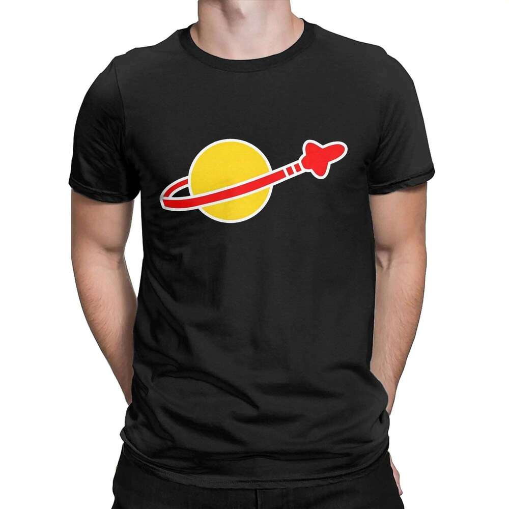 Hipster Benny Spaceman Logo Vintage Lego space T-Shirts Men Crewneck Pure Cotton T Shirt Short Sleeve Tees Plus Size Clothing C260228 - view 3
