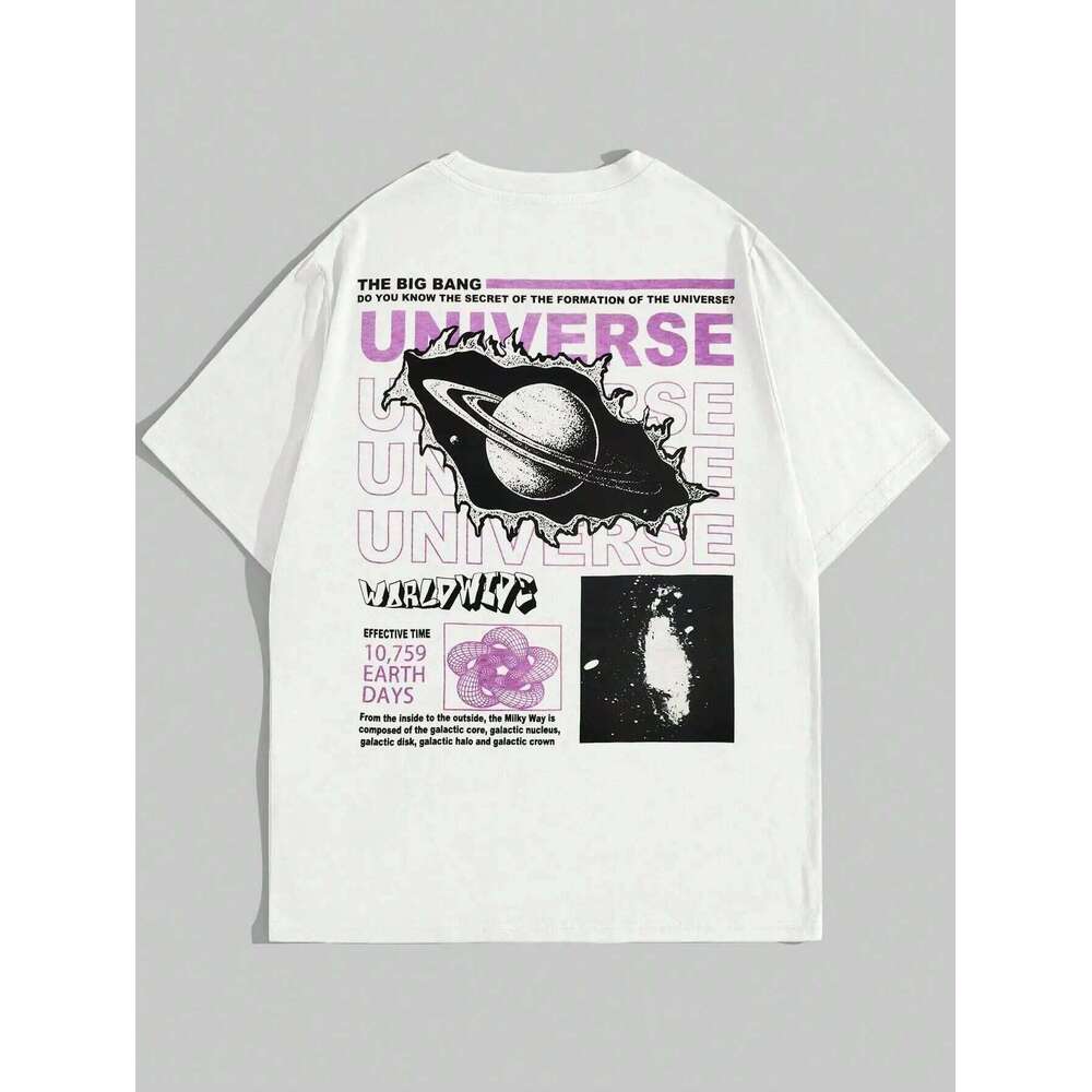 Secret Of Big Bang In The Universe Men T Shirts Summer Cotton T-Shirts Breathable Loose Clothes Hip Hop Street Tees C260228 - view 6