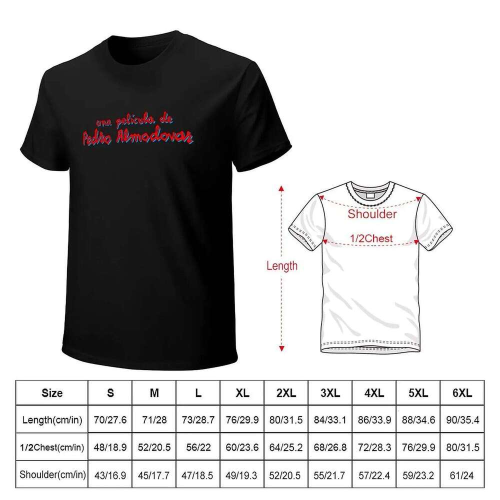 Una Pelicula De Pedro Almodovar T-Shirt aesthetic clothes Blouse oversized tops shirts men C260228 - view 7