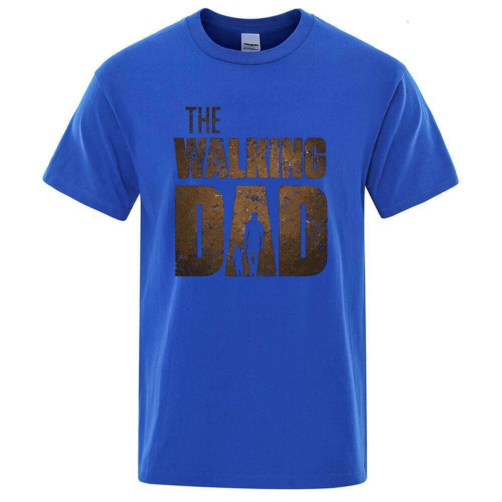 The Walking Dad Funny Street Printed T-Shirts Men Fashion Summer Tshirt Loose Oversized Cotton Short Sleeves Casual Hip Hop Tees C260228 - view 4