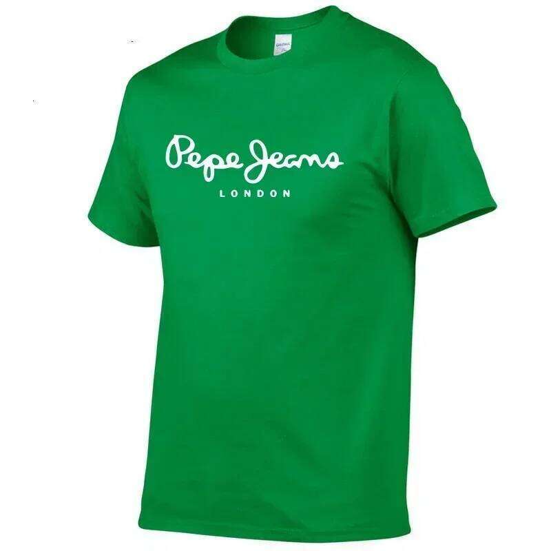 2025 Newest Pepe-Jeans-London Logo T-Shirt Summer Men's /Women's Short Sleeve Popular Tees Shirt Tops Unisex C260228 - view 7