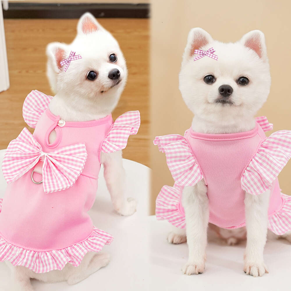 Famous brand Hot Selling Autumn Winter Pet Clothes New Dog Supplies Cat Hoodie Fleece Lined Leash Compatible for Medium and Large Dogs pupakaIK