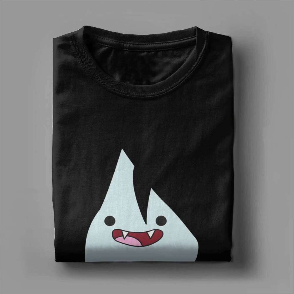 Adventure Time T-Shirts for Men Marceline the vampire queen Cool Cotton Tee O Neck Short Sleeve T Shirt Big Size Clothes C260228 - view 5