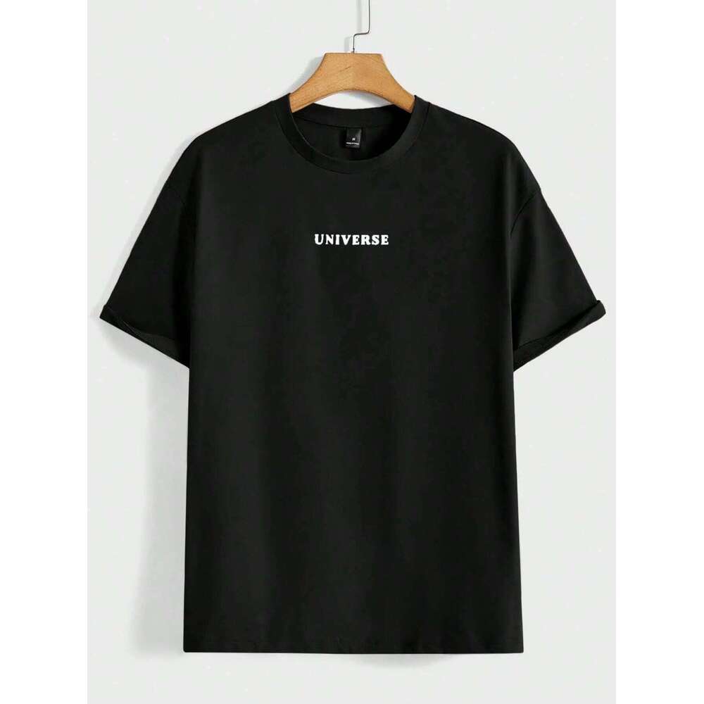 Believe In Yourself Universe Funny Graphic Men Tshirts Cotton Casual Short Sleeve Fashion Breathable Loose Oversized T-Shirt C260228 - view 5