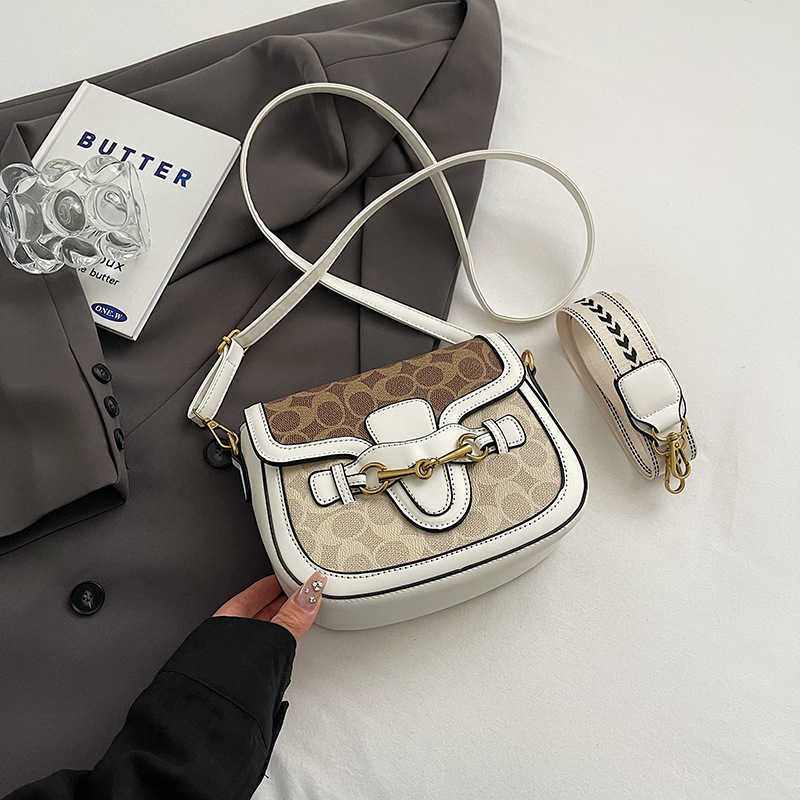 2025 Hottest High - End Womens Retro Saddle Bag - Fashion - Printed Small Square Versatile Shoulder Crossbody StyleXJ260228