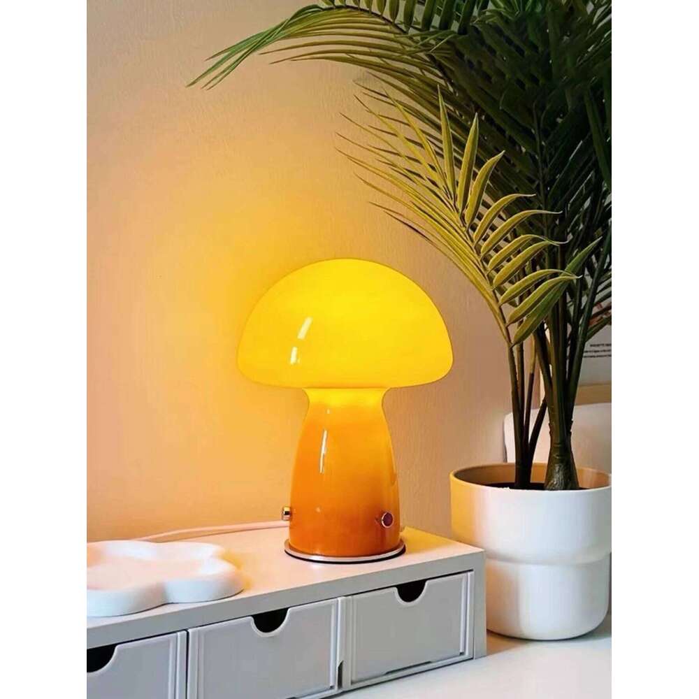 Tri-colour USB plug corded modern LED mushroom light for camping, dining, bedside home dcor ambient lighting Z260227