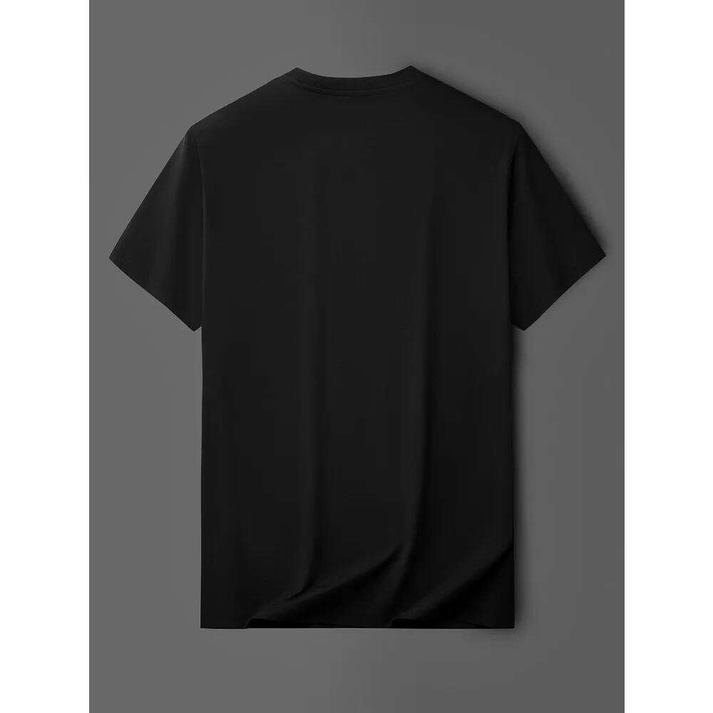 2026 Spring New Style Men's Pure Cotton Casual Sport Loose Large-Sized Letter Print Comfortable Round-neck Short-Sleeve T-shirt C260228 - view 7