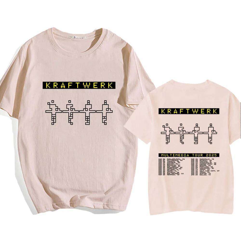 Electronic Band KRAFTWERK Tshirts Cotton Short Sleeve Male T-shirt Summer Round Neck Hip Hop Streetwear Unisex Men/Women Tees C260228 - view 5