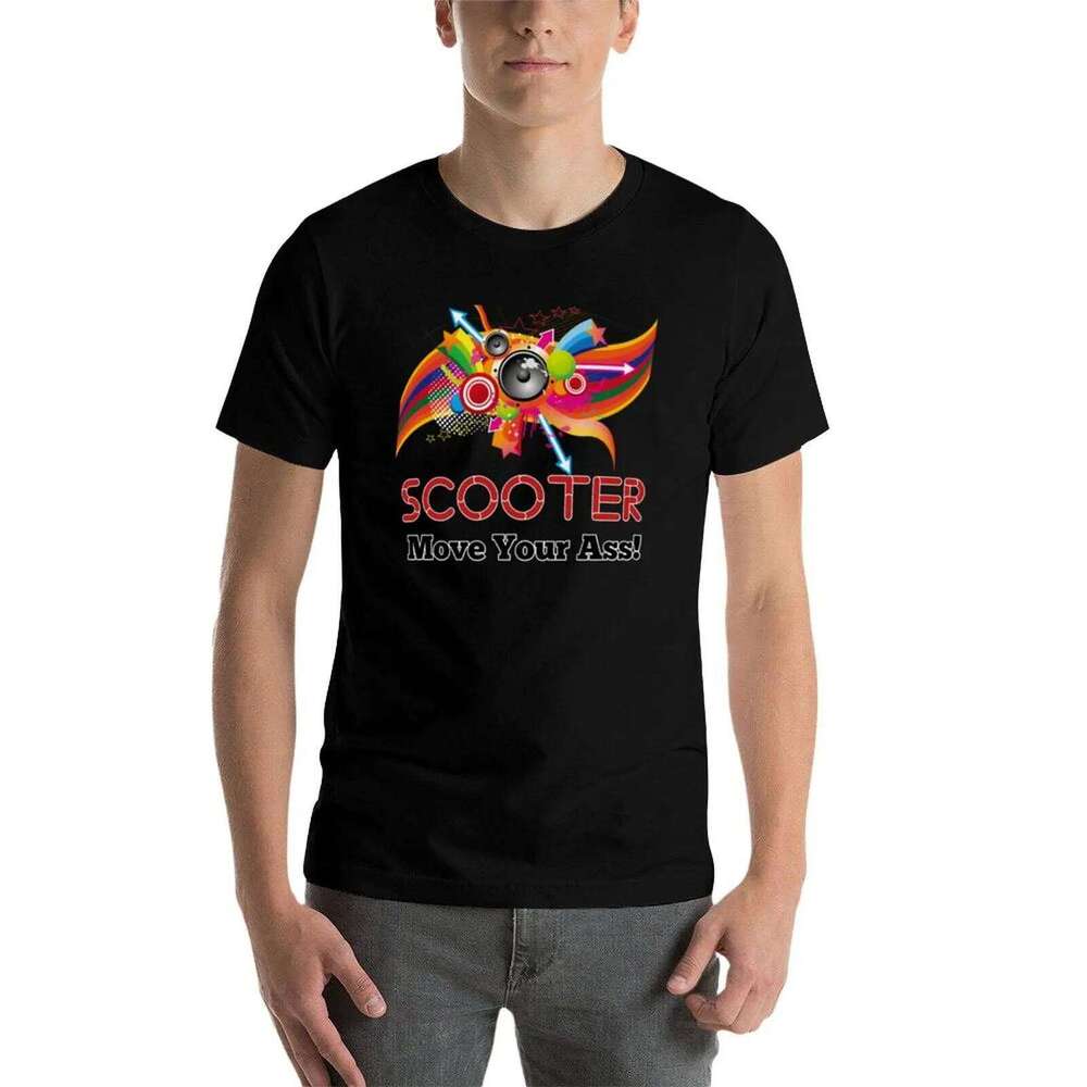 Scooter techno T-Shirt shirts for graphic funny t shirt man designer T-shirt C260228 - view 5