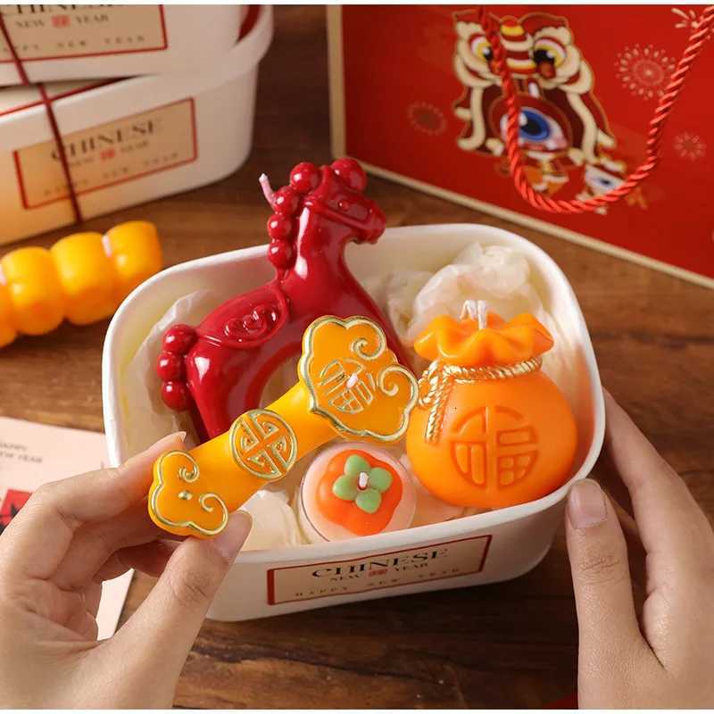 Scented Candle Swing Horse Design for 2026 New Year Creative Home Decor & Study Room GiftT260228