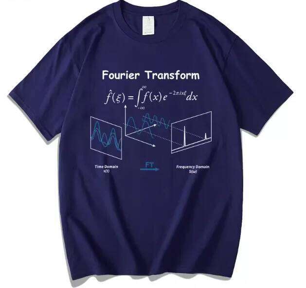 2026 Funny Fourier transform Graphic T-Shirt Crew Neck Tee Fit Short Sleeve for Adult Men Women Summer Casual Fashion Top C260228 - view 4
