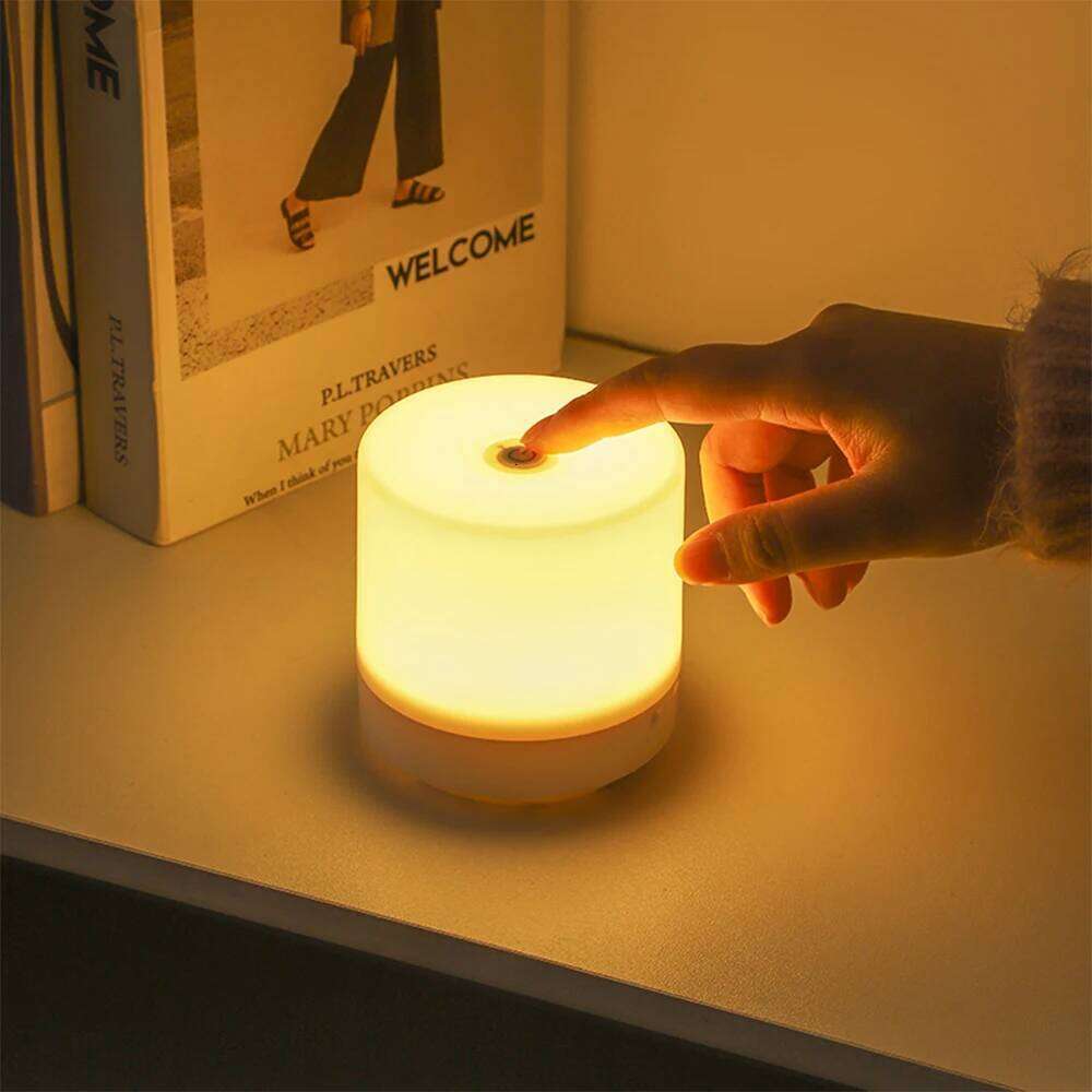 Touch Bedside 3 Modes Dimmable Eye Protection Portable LED Table USB Plug Student Reading Book Lamp Night Light Z260227