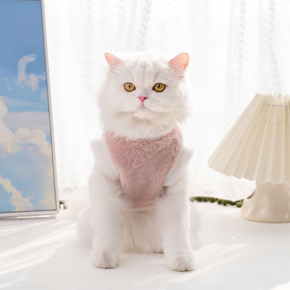Famous brand Pet Cat Clothing Autumn Winter Flannel Embroidered Thickened Warm Clothes for Dogs and Cats Manufacturer Wholesale Dog Supplies pupakaIK