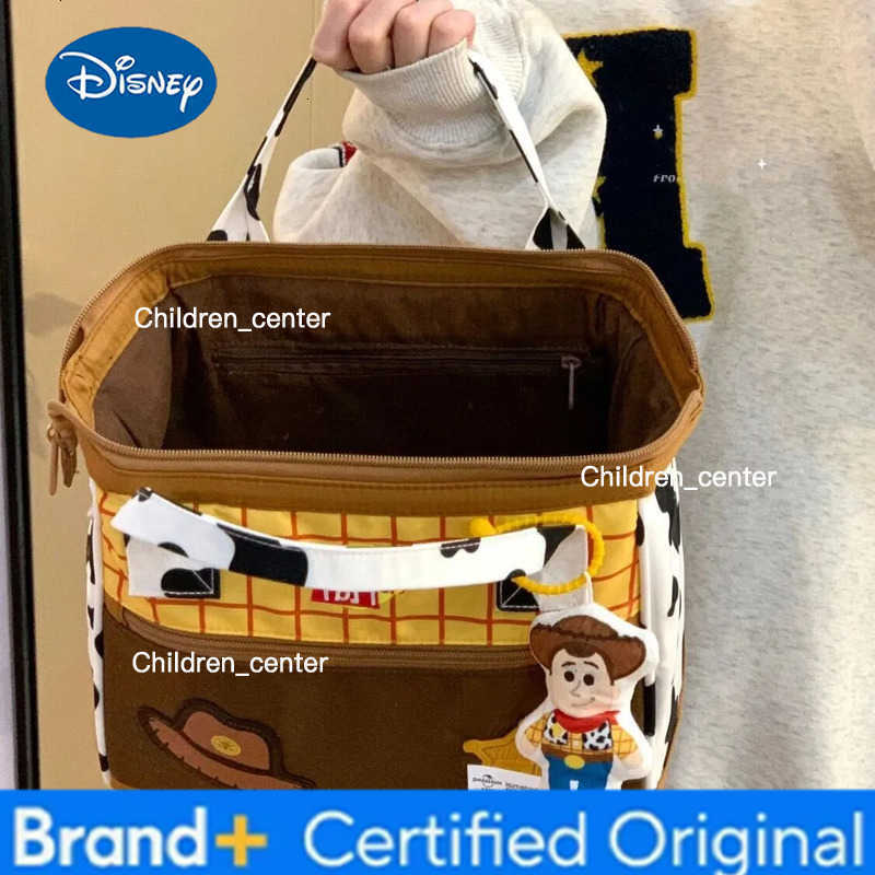 Disney New Toy Story Large Capacity Handbag Buzz LightyearHoodie Cute Cartoon Shoulder Bag Crossbody Tote Bag H260228