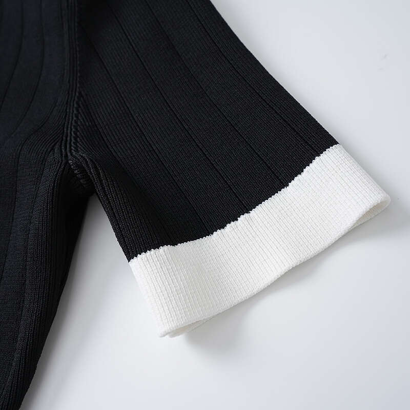 2026 summer new designer fashion style ice silk knitted slim fit a1 A1 mid length skirt children's style