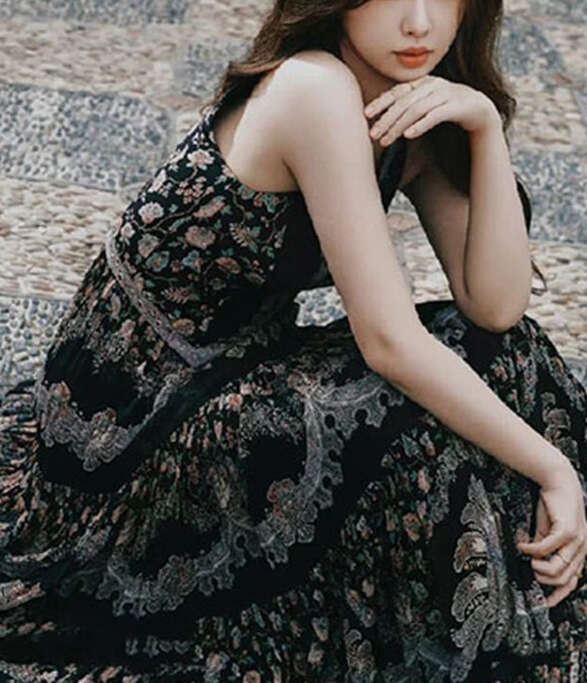 2026 Summer Style Designer Bohemian Vacation Style Elegant Sleeveless Vacation Long Skirt