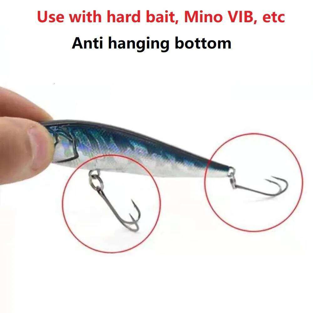 10pcs/lot Long Shank Double Fly Tying Fishing hooks Weedless Duple Hook For Soft Lure Jig Bass Carp Fish tackle Accessories Z260228