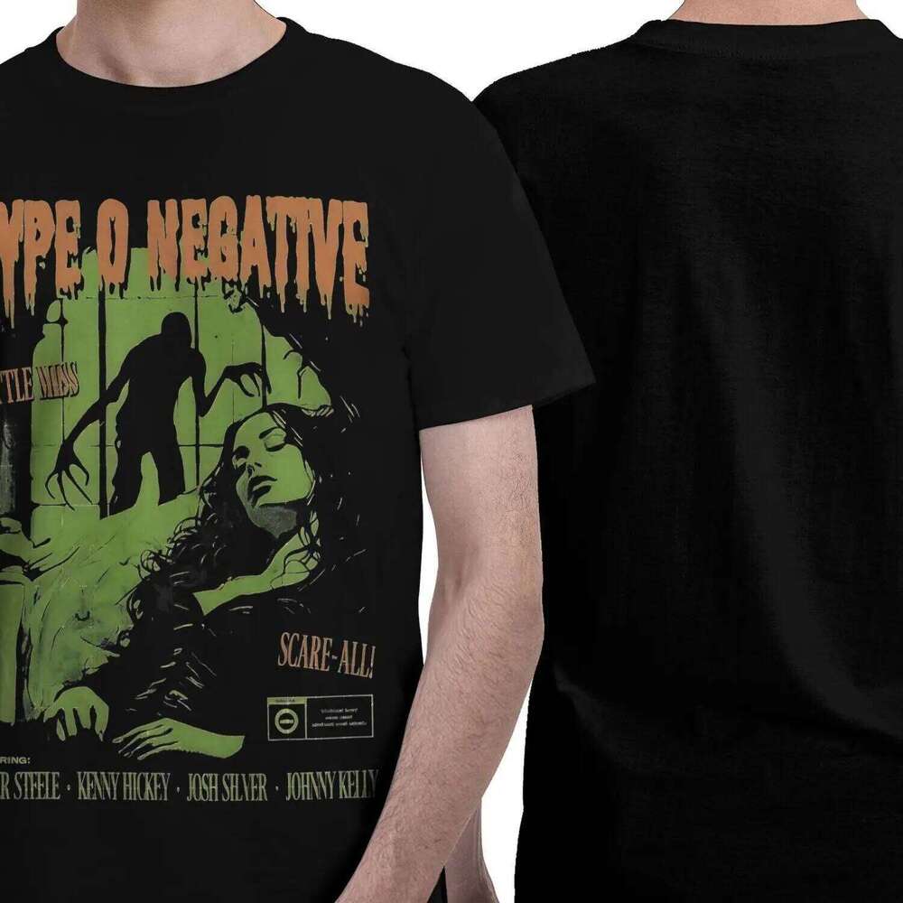 Men's Type O Negative Graphic T-Shirt Casual Streetwear Pullover Soft Cotton Fabric Short Sleeve Round Neck C260228 - view 3